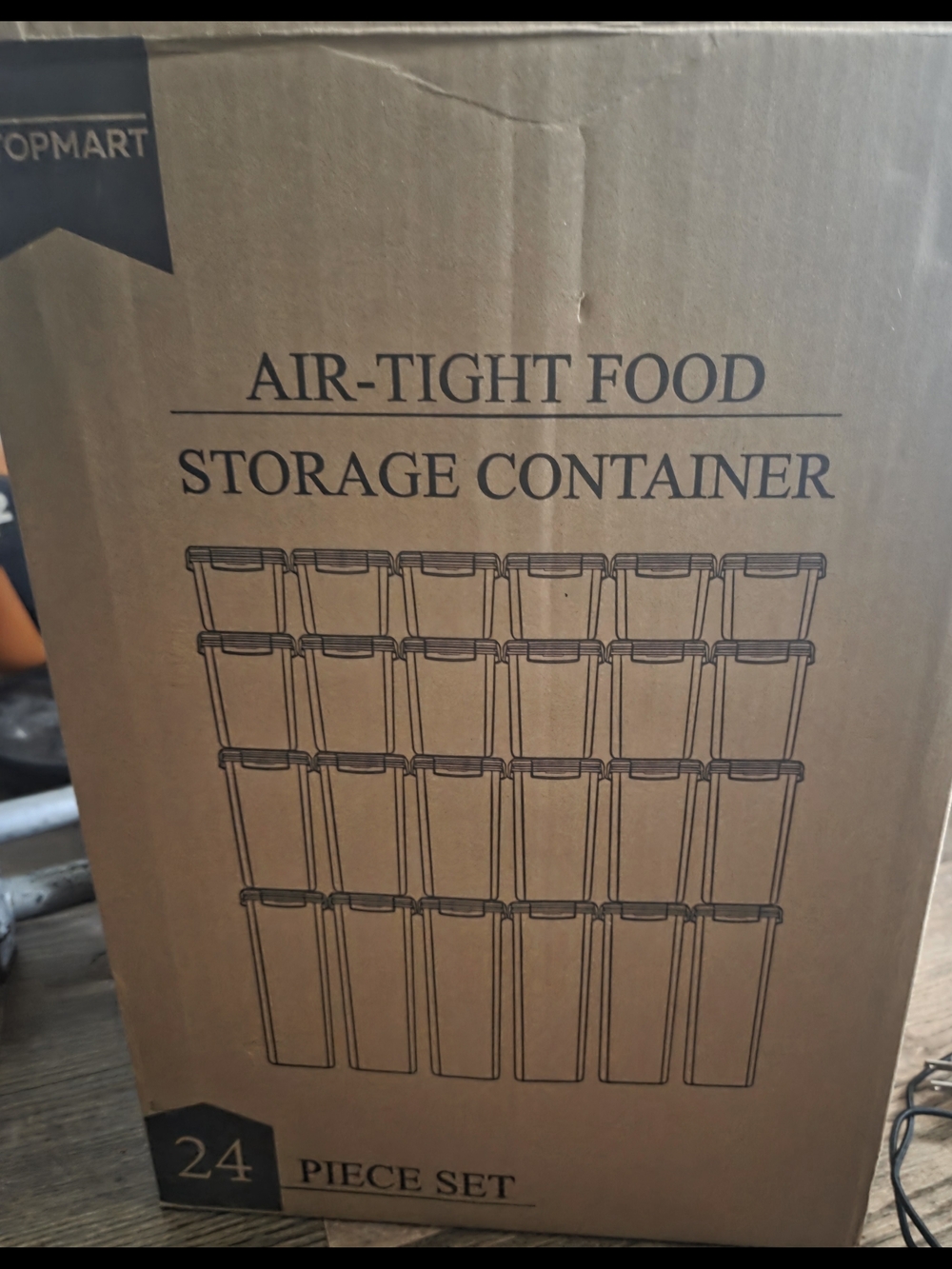 Air-Tight Food Storage Container Set - Clear (24-Piece) - Picture 6 of 6